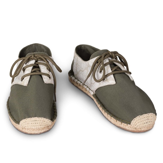 Boteh Lace Up Espadrilles for Men from Kingdom of Wow!