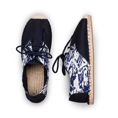 Espadrilles BLUE TRIBAL Lace Up für Damen via Kingdom of Wow!