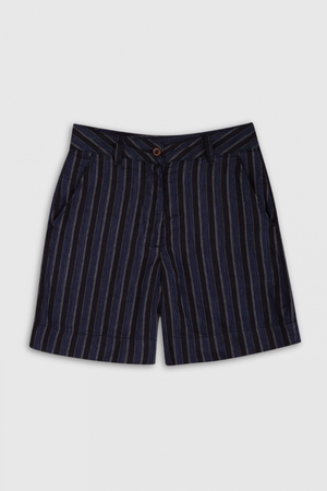 BANGJA | BLUE LINEN STRIPE from Kings of Indigo