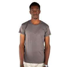 BASIC Men Shirt Dark Grey via Kipepeo-Clothing