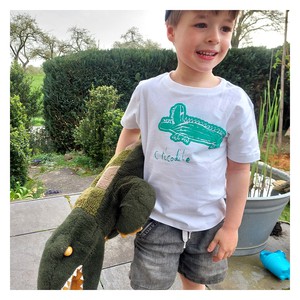 CROCODILES Kids Shirt Green from Kipepeo-Clothing