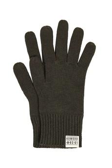 NAIE - GOTS Organic Cotton & Cashmere Gloves Dark Khaki via KOMODO