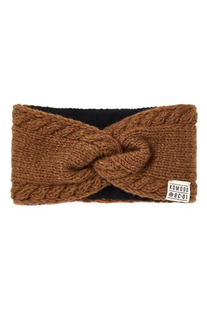 BIWA - Fleece Lined Lambswool Ear Warmer Tan from KOMODO