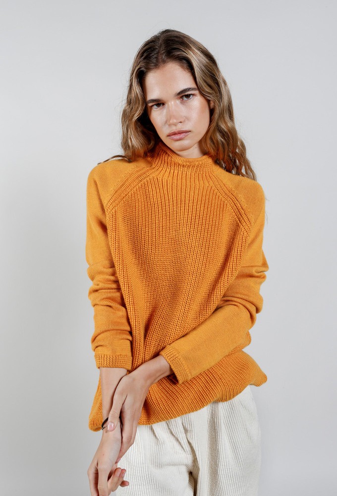 KATTY - Fine Merino Wool Jumper Mustard from KOMODO