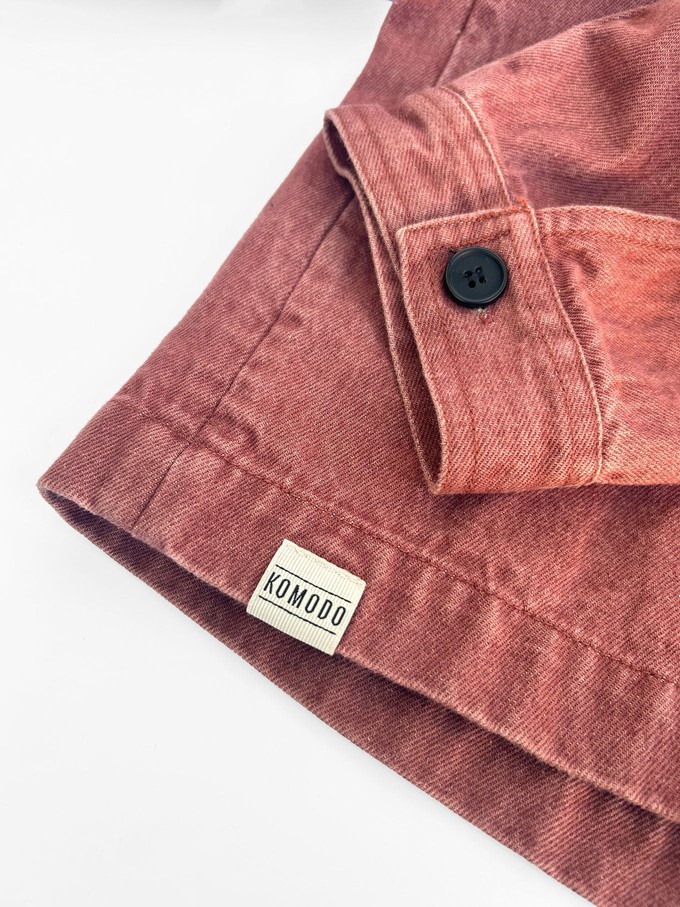 STANLEY Overshirt - Red Wash from KOMODO