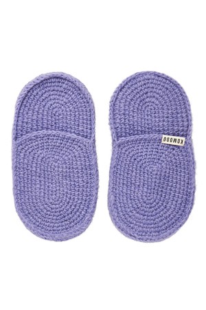 HIDE - Handknitted Wool Slipper Lavender from KOMODO