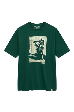 CHEEKY Tee Organic Cotton - Teal Green from KOMODO