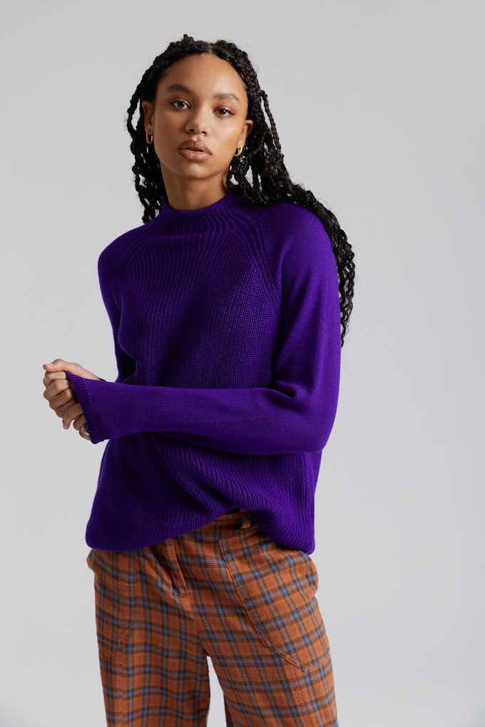 KATTY - Fine Merino Wool Jumper Ultraviolet from KOMODO