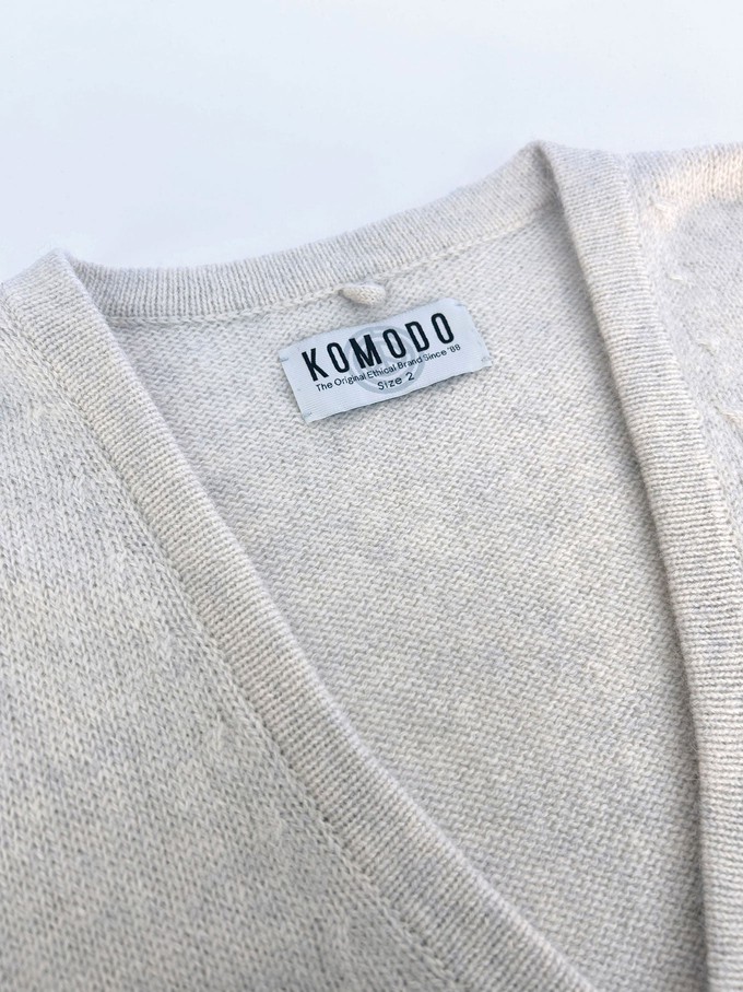 BATSA Wool Cardigan - Oat from KOMODO