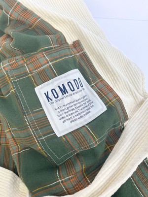 KENEILA Organic Corduroy Coat - Winter White from KOMODO