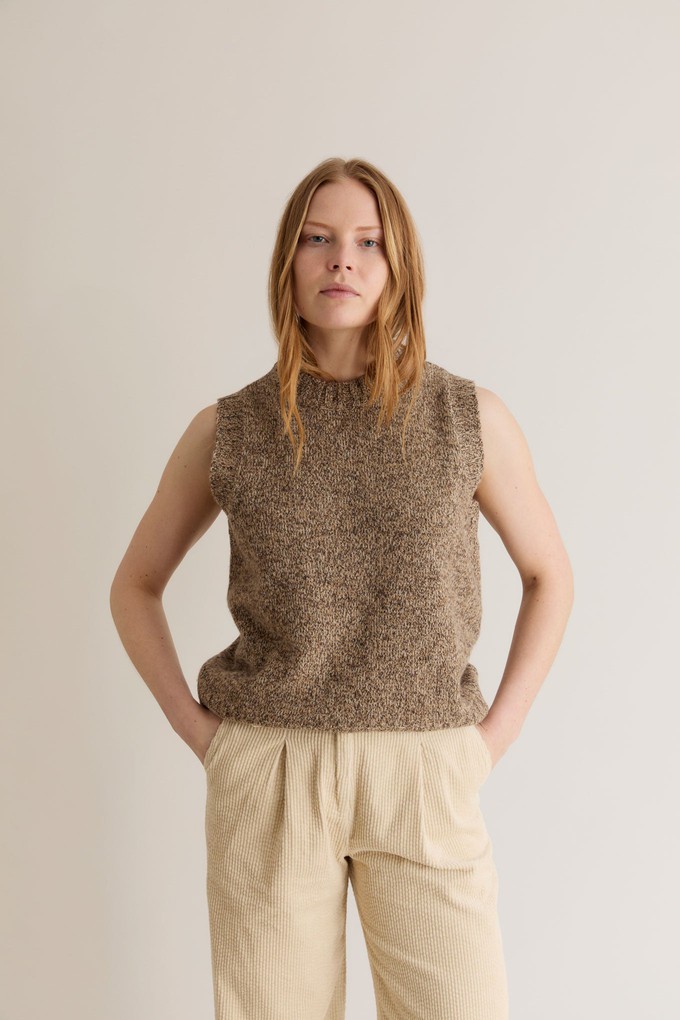 GRAMPS Merino Wool Vest - Biscuit from KOMODO