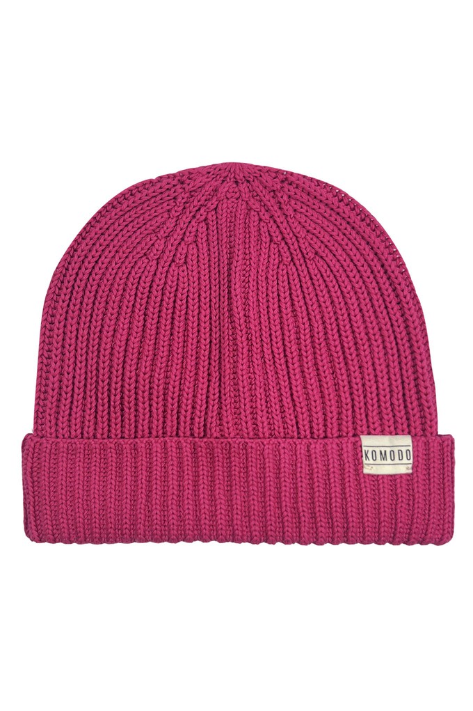 TOWN Organic Cotton Beenie Hat - Pink from KOMODO