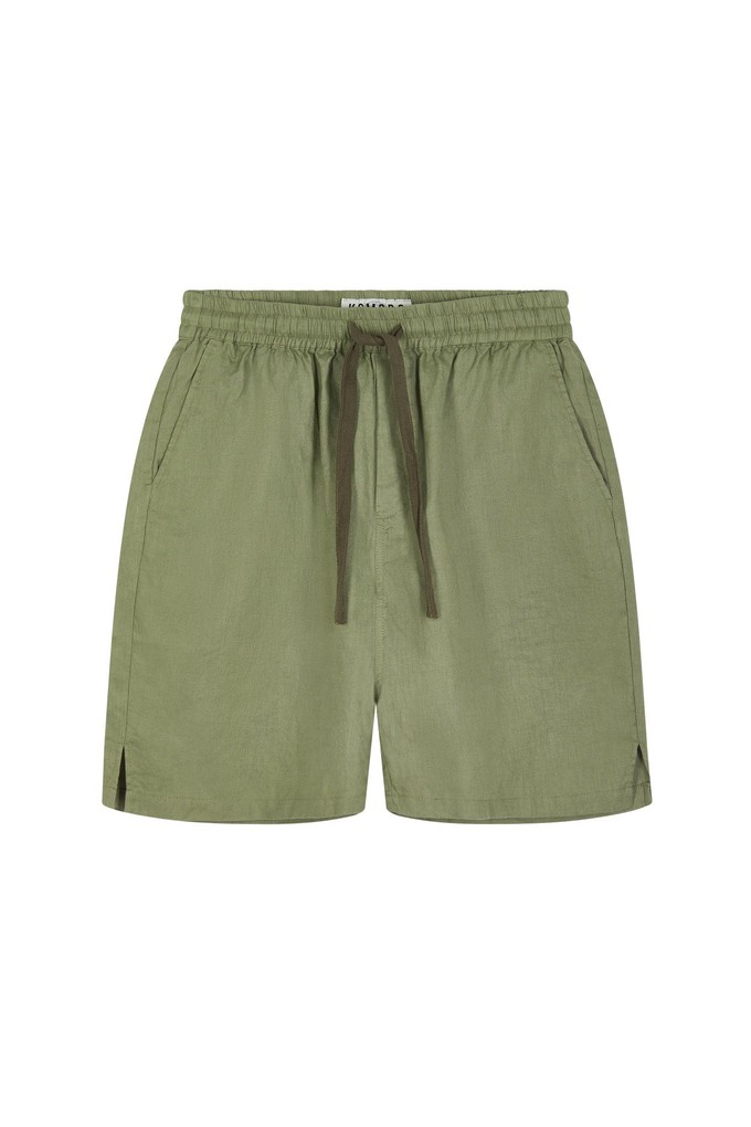 JERRY- Organic Linen Shorts Khaki from KOMODO