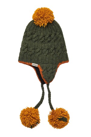 FLUFF - Fleece Lined Lambswool Hat Ivy from KOMODO