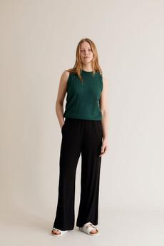 BINITA - Lenzing trousers black via KOMODO