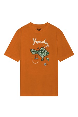 BALI ISLAND - Organic Cotton Tee Burnt Orange from KOMODO