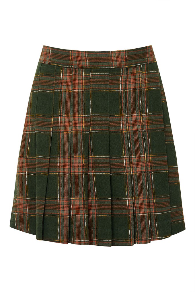 RARA Organic Cotton Flannel Skirt - Green from KOMODO