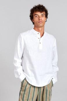 ELIJAH - Linen Top Off White via KOMODO