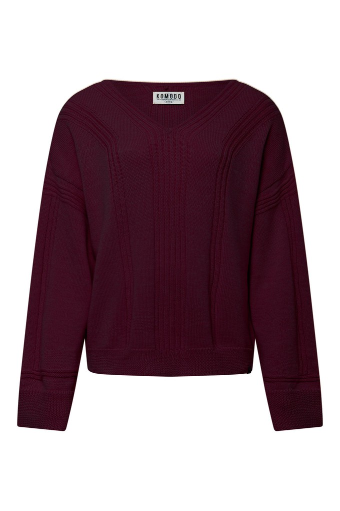 ANYA  Fine Merino Wool Jumper - Walnut from KOMODO