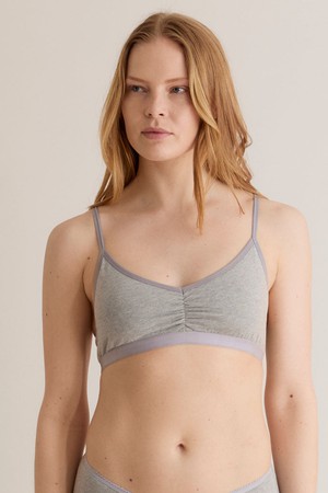 ANASTASIA Bra - GOTS Organic Cotton Grey from KOMODO