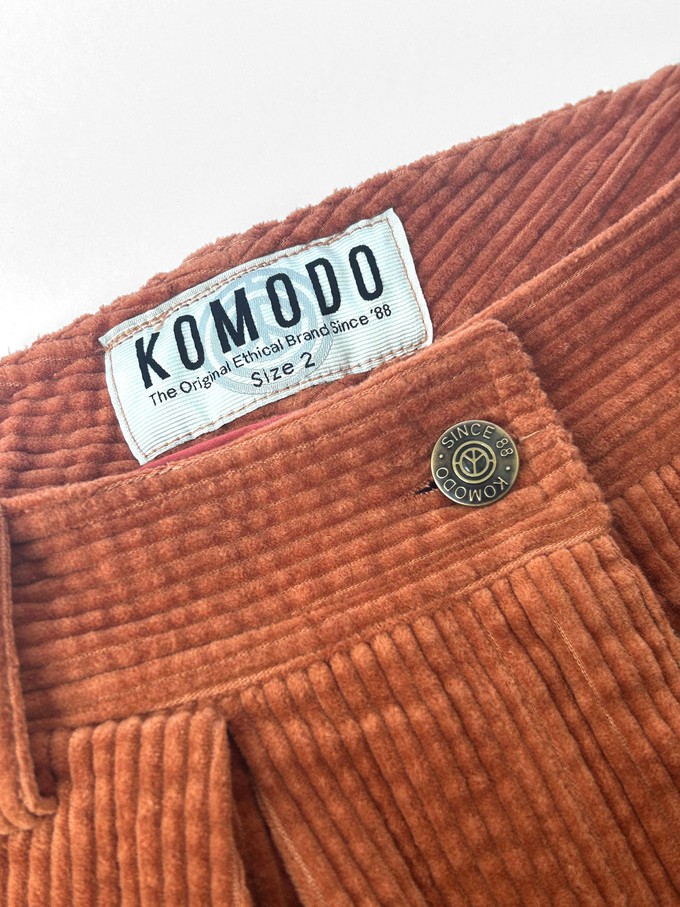 ITSUKI Organic Cotton Corduroy Skirt - Ginger from KOMODO