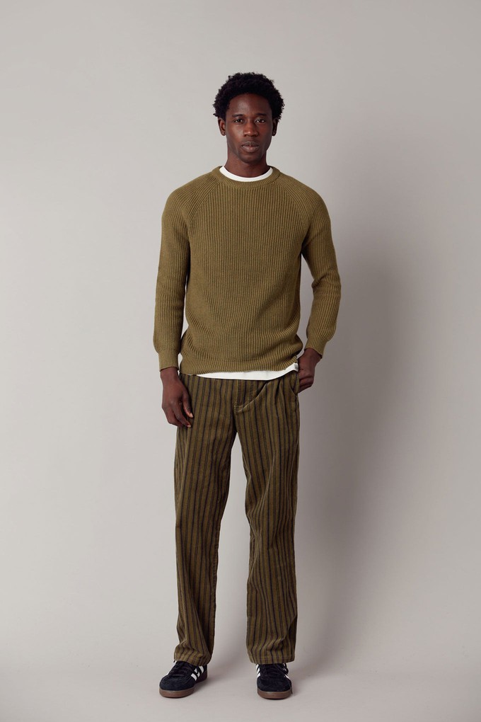 SERGIO - Organic Cotton Jumper Khaki from KOMODO