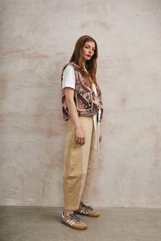 POP - Organic Cotton Trousers - Dark Sand via KOMODO