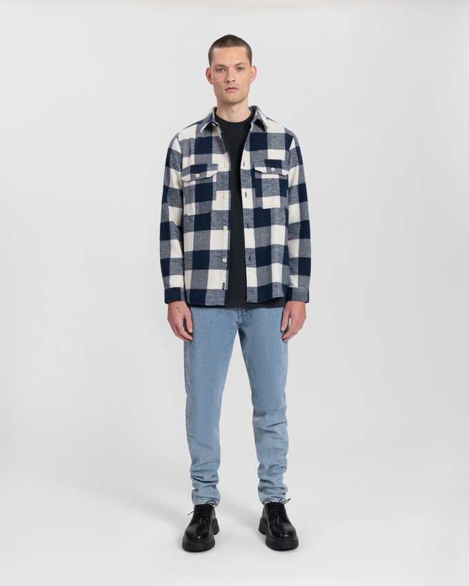 Andrew Checked Overshirt from Kuyichi