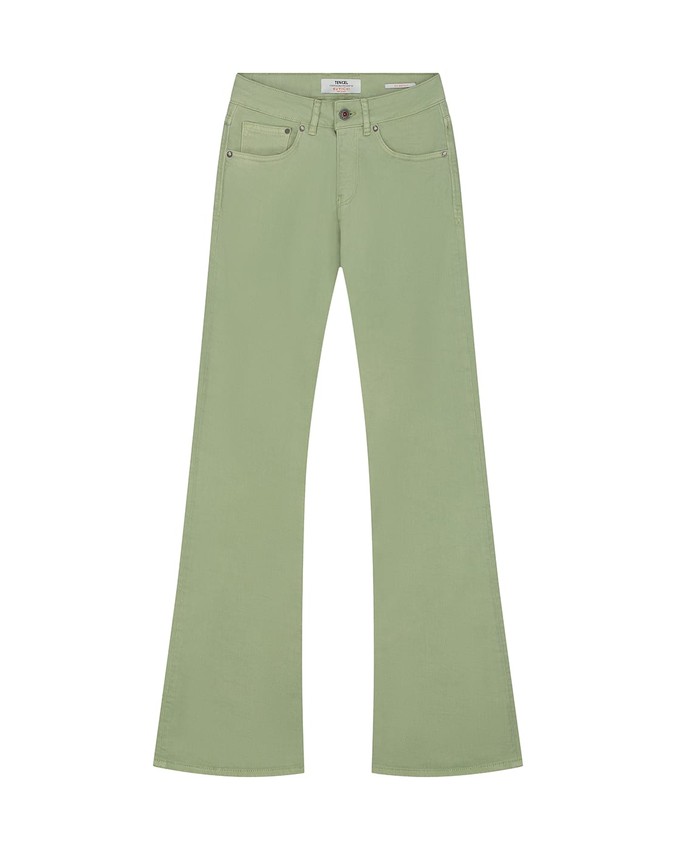 Amy Bootcut Sage green from Kuyichi