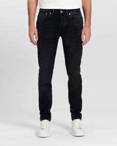 Jim Regular Slim Vintage Black via Kuyichi