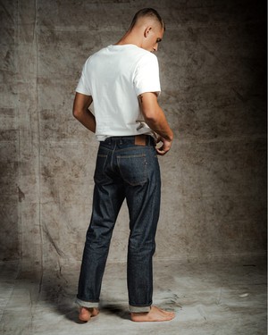 Scott regular fit jeans dry denim selvedge gerecycled from Kuyichi