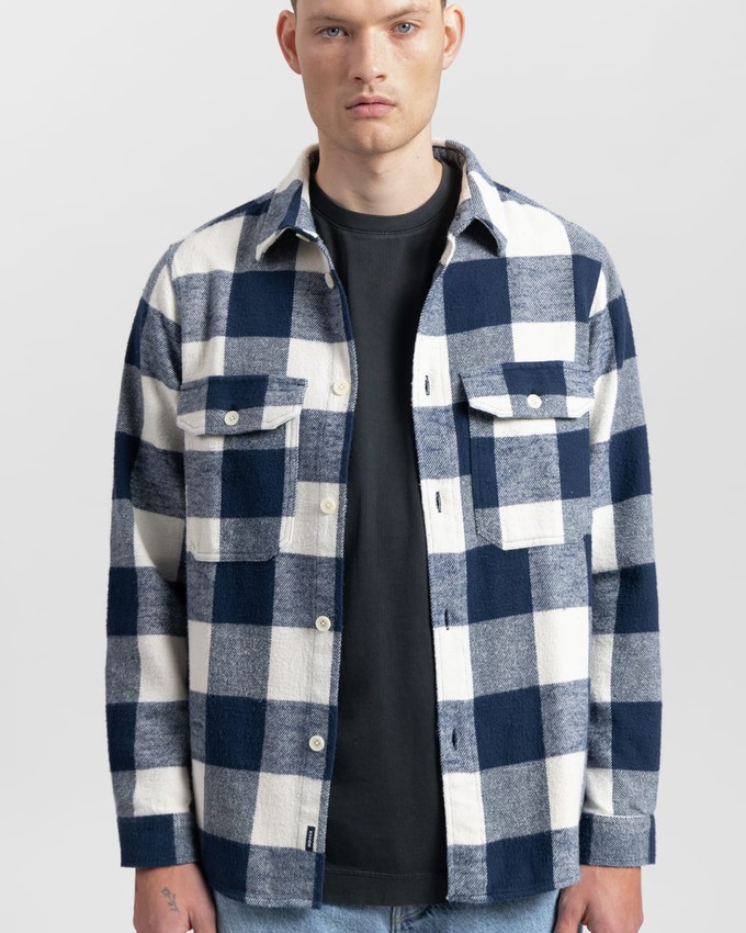 Andrew Checked Overshirt from Kuyichi