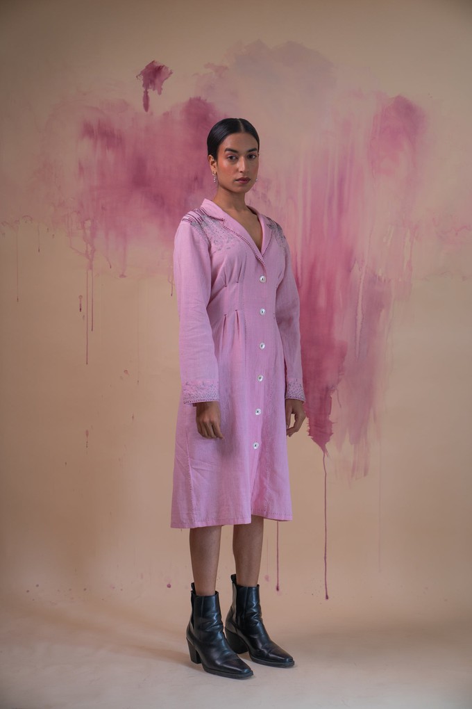 Phosphene Button-Down Dress from Lafaani