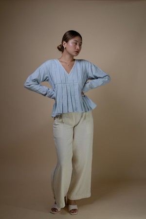 Meadows Pleated Blouse from Lafaani