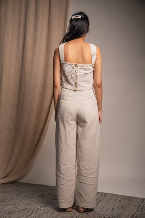 Rewind Reversible Blouse & Kora Straight Pants from Lafaani