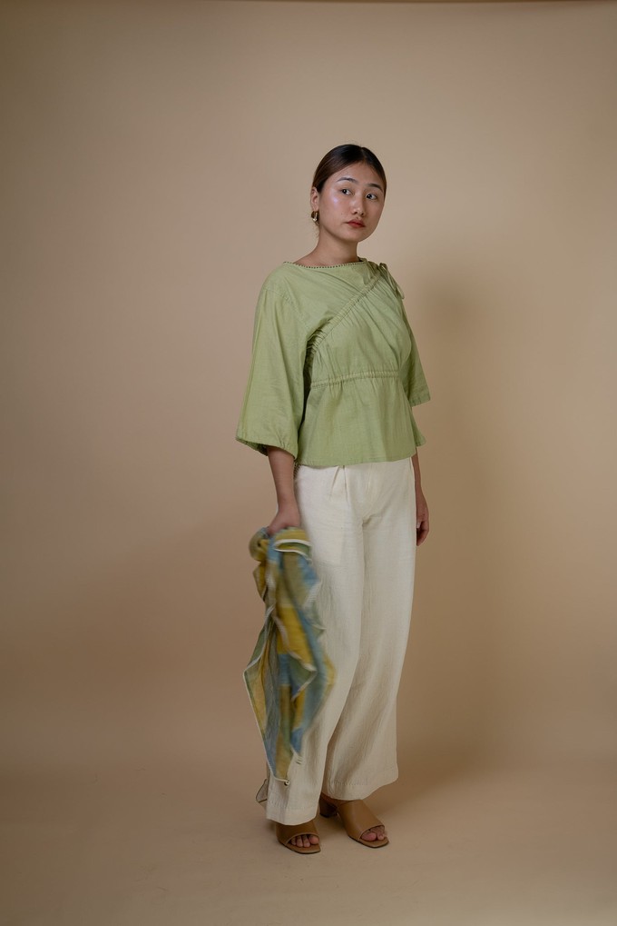 Meadows Ruched Blouse from Lafaani