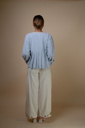 Meadows Pleated Blouse from Lafaani