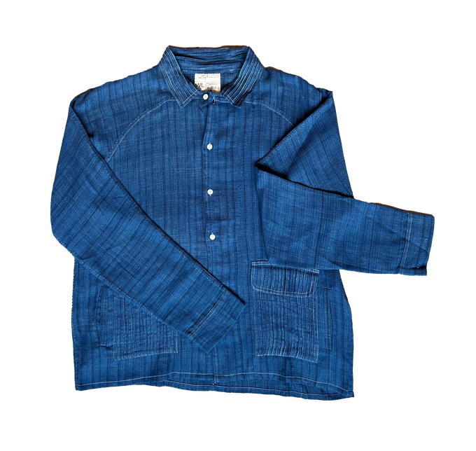 Indigo Shirt- Sample 09- M/L from Lafaani