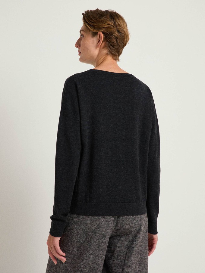 Round neck sweater (GOTS) from LANIUS