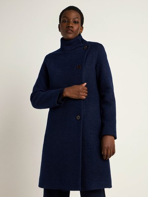 Walk coat with stand-up collar (GOTS) from LANIUS