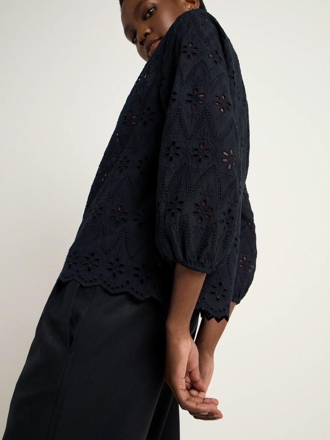 Organic cotton lace blouse from LANIUS