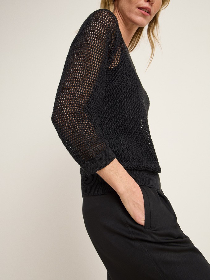 sweater with openwork from LANIUS