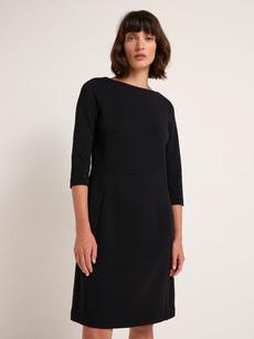 Dress with boat neckline via LANIUS