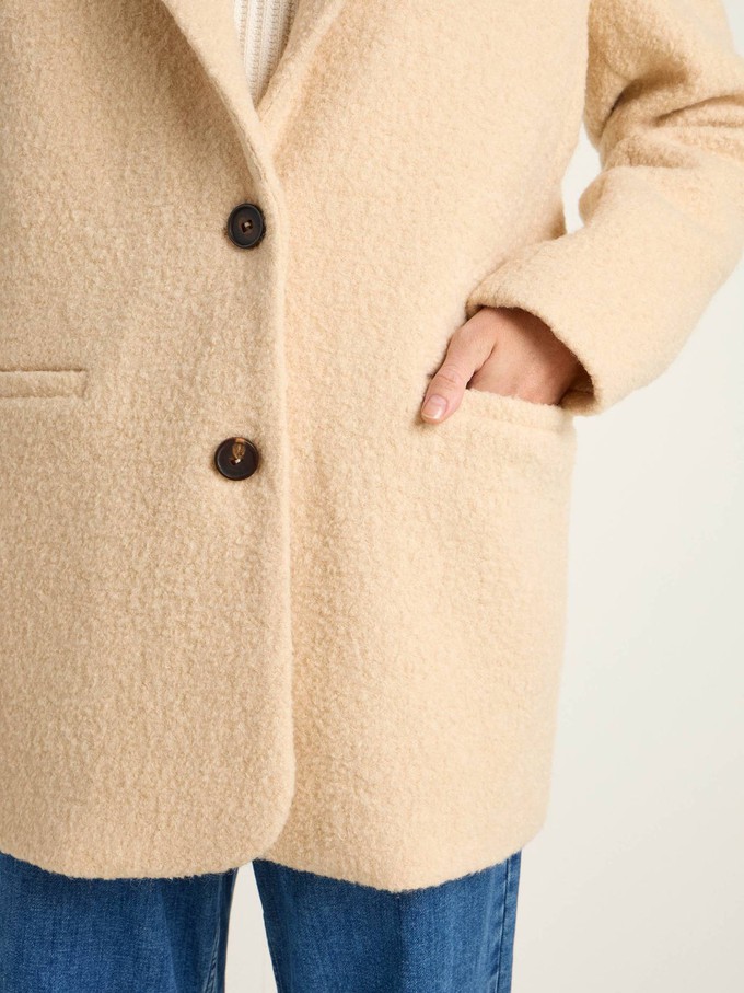 Boucle blazer coat (GOTS) from LANIUS