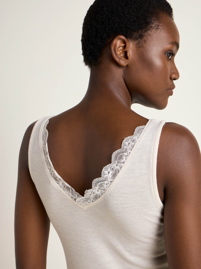 Top with lace (GOTS) from LANIUS