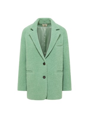 Boucle blazer coat (GOTS) from LANIUS