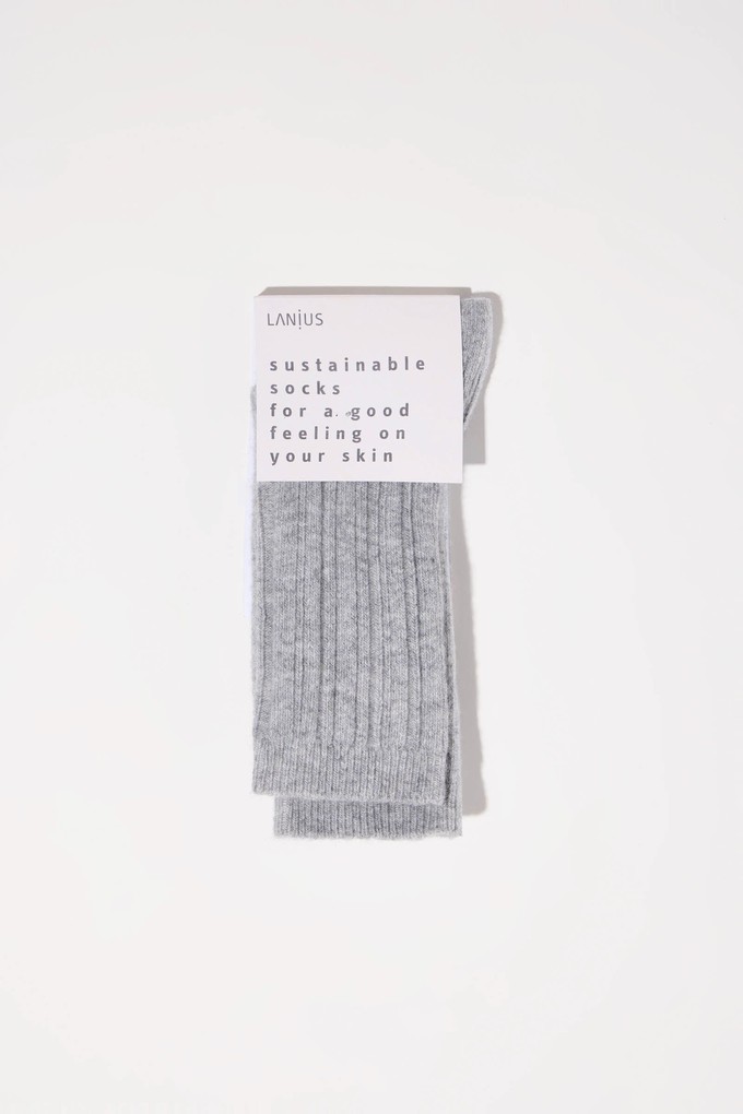 Rib knit socks (GOTS) from LANIUS