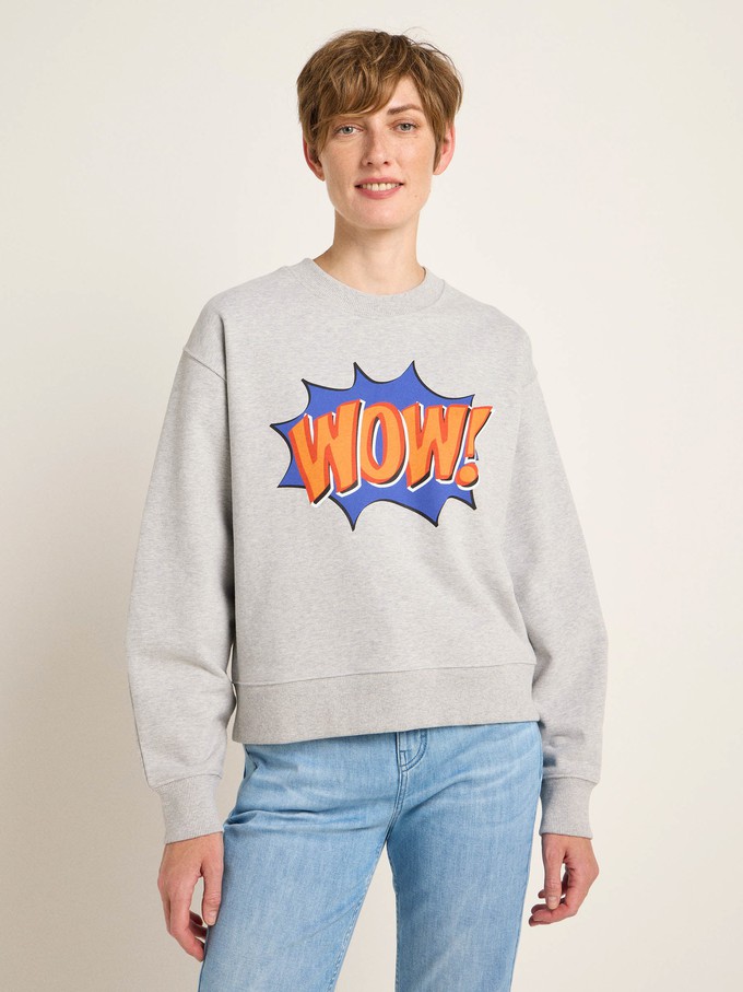 Statement sweatshirt "WOW" (GOTS) from LANIUS