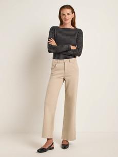 Wide leg trousers (GOTS) via LANIUS