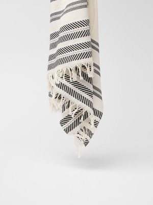 Scarf with ikat pattern from LANIUS